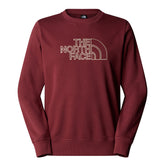 Felpa Uomo The North Face Drew Peak Light Bordeaux | NonSoloSport