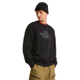 Felpa Uomo The North Face Drew Peak Light Nero Grigio | NonSoloSport
