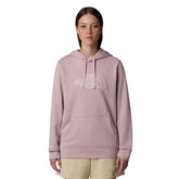 Felpa Donna The North Face Drew Peak Light Rosa Bianco | NonSoloSport