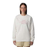 Felpa Donna The North Face Drew Peak Light Crew Bianco | NonSoloSport
