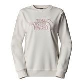 Felpa Donna The North Face Drew Peak Light Crew Bianco | NonSoloSport