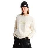 Felpa Donna The North Face Drew Peak Light Bianco | NonSoloSport