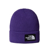 Berretto The North Face Logo Box Cuffed Viola | NonSoloSport
