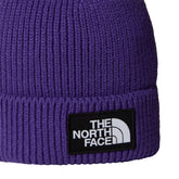 Berretto The North Face Logo Box Cuffed Viola | NonSoloSport