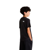 T-Shirt Ragazzo The North Face Half Dome Nero Bianco | NonSoloSport