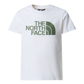 T-Shirt Bambino The North Face Easy Bianco Verde | NonSoloSport