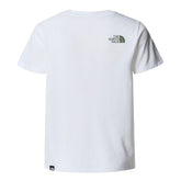 T-Shirt Bambino The North Face Easy Bianco Verde | NonSoloSport