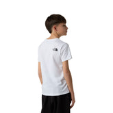 T-Shirt Bambino The North Face Teen Easy Bianco Nero | NonSoloSport