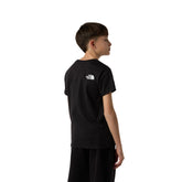 T-Shirt Bambino The North Face Teen Easy Nero Bianco | NonSoloSport