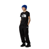T-Shirt Bambino The North Face Teen Easy Nero Bianco | NonSoloSport