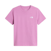 T-Shirt Ragazzo The North Face Evolution Simple Dome Rosa Bianco | NonSoloSport