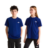 T-Shirt Ragazzo The North Face Evolution Simple Dome Blu Bianco | NonSoloSport