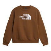 Felpa Uomo The North Face Essential Drew Peak Marrone Bianco | NonSoloSport