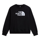 Felpa Uomo The North Face Essential Drew Peak Nero Bianco | NonSoloSport