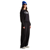 Felpa Donna The North Face Essential Terry Simple Dome Nero | NonSoloSport