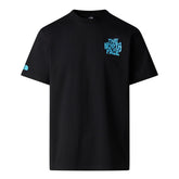 T-Shirt Uomo The North Face Drip Logo Nero Azzurro | NonSoloSport