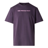 T-Shirt Uomo The North Face Logo Twist Viola | NonSoloSport
