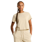 T-Shirt Donna The North Face Essential Regular Cutie Beige | NonSoloSport