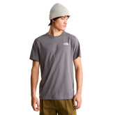 T-Shirt Uomo The North Face NSE Box Regular Grigio Bianco | NonSoloSport
