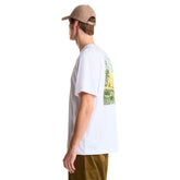 T-Shirt Uomo The North Face Pitch A Tent Relaxed Bianco Multicolor | NonSoloSport