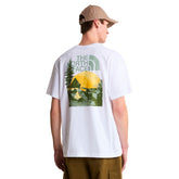 T-Shirt Uomo The North Face Pitch A Tent Relaxed Bianco Multicolor | NonSoloSport