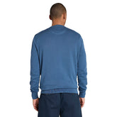 Timberland Maglione Girocollo Small Logo Uomo Blu | NonSoloSport
