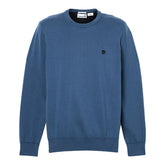 Timberland Maglione Girocollo Small Logo Uomo Blu | NonSoloSport