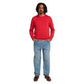 Felpa Uomo Timberland Williams River Rosso | NonSoloSport