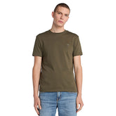 T-Shirt Uomo Timberland Dunstan River Verde | NonSoloSport