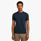 T-Shirt Uomo Timberland Dunstan River Blu Scuro | NonSoloSport