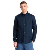 Camicia Uomo Timberland Mill Brook Blu Navy | NonSoloSport