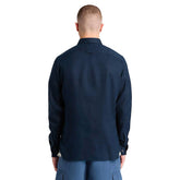 Camicia Uomo Timberland Mill Brook Blu Navy | NonSoloSport