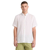 Camicia Uomo Timberland Mill Brook Bianco | NonSoloSport