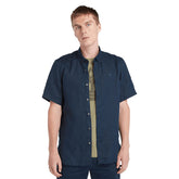 Camicia Uomo Timberland Mill Brook Blu | NonSoloSport