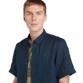 Camicia Uomo Timberland Mill Brook Blu | NonSoloSport