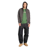 Felpa Uomo Timberland Exeter River Zip Grigio Scuro | NonSoloSport