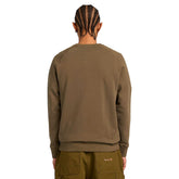 Felpa Uomo Timberland Exeter River Girocollo Marrone | NonSoloSport