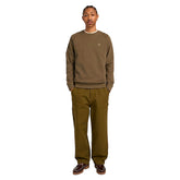 Felpa Uomo Timberland Exeter River Girocollo Marrone | NonSoloSport