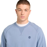 Felpa Uomo Timberland Exeter River Girocollo Blu | NonSoloSport