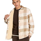 Camicia Uomo Timberland Fodera a Pelo Lungo Beige | NonSoloSport
