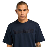 T-Shirt Uomo Timberland Hampthon Blu Scuro | NonSoloSport