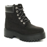 Boots Donna Timberland Plateau Stone Street 6-Inch Nero | NonSoloSport