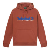 Felpa Uomo Timberland Logo Established 1973 Marrone Blu | NonSoloSport
