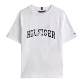 T-Shirt Ragazzo Tommy Jeans Curved Bianco | NonSoloSport