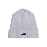 Berretto Tommy Jeans Elongated Flag Grigio | NonSoloSport