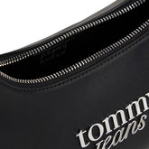 Borsa Tommy Jeans Logo Metallo Nero | NonSoloSport