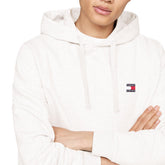 Felpa Uomo Tommy Jeans Badge Grigio | NonSoloSport
