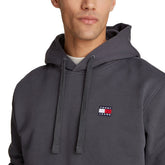 Felpa Uomo Tommy Jeans Badge Blu | NonSoloSport