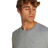 Maglione Uomo Tommy Jeans Slim Essential Light Nero | NonSoloSport