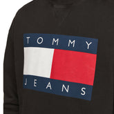 Felpa Uomo Tommy Jeans Logo Nero | NonSoloSport